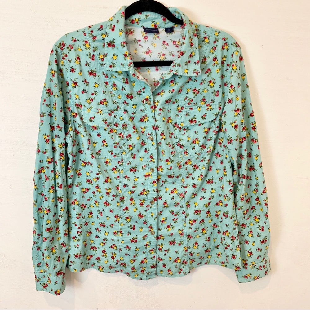 Corduroy Button Up Top